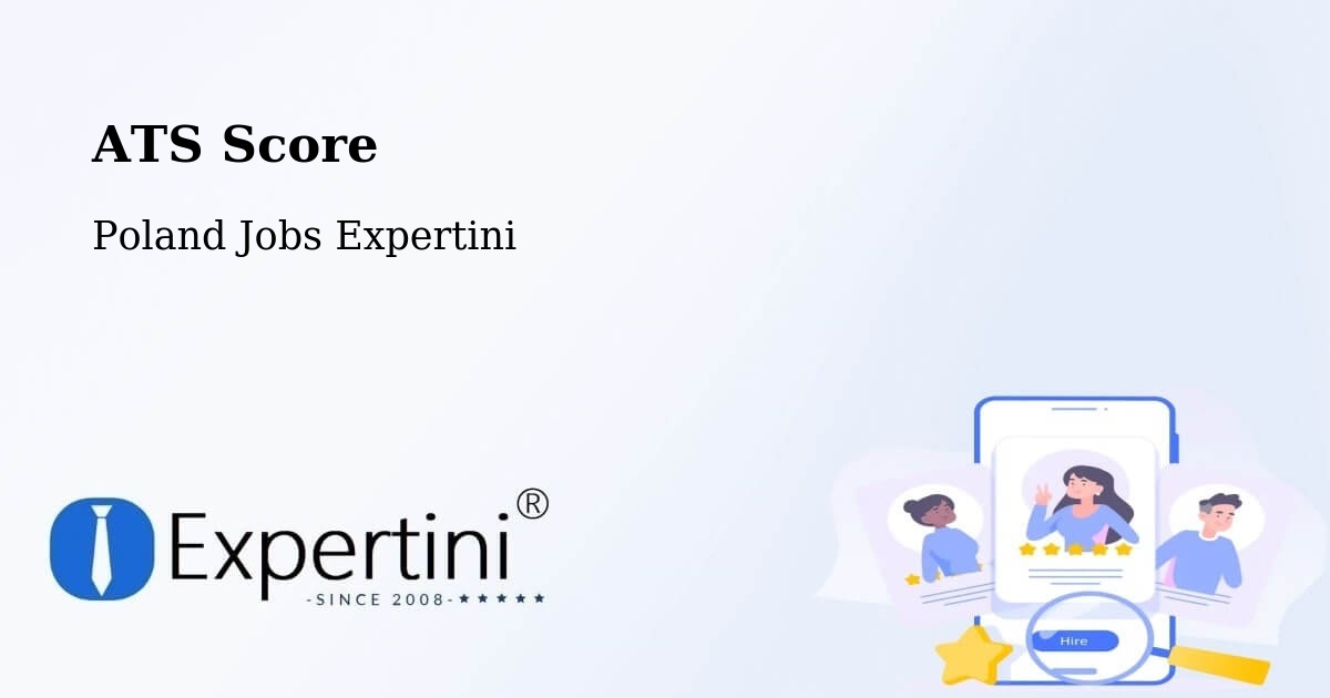 Resume ATS Score & Job Description Match Tool – Gdańsk - Poland Jobs Expertini