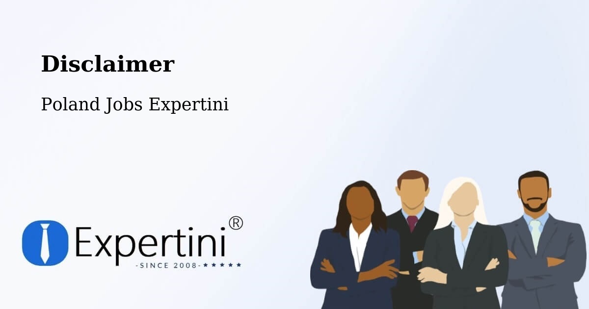 Disclaimer – Gdańsk - Poland Jobs Expertini