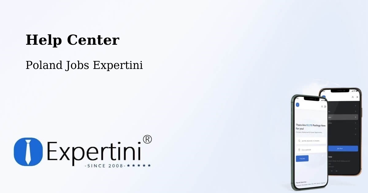 Help Center – Gdańsk - Poland Jobs Expertini